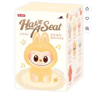 Pop Mart Labubu Plush Toy - have a seat